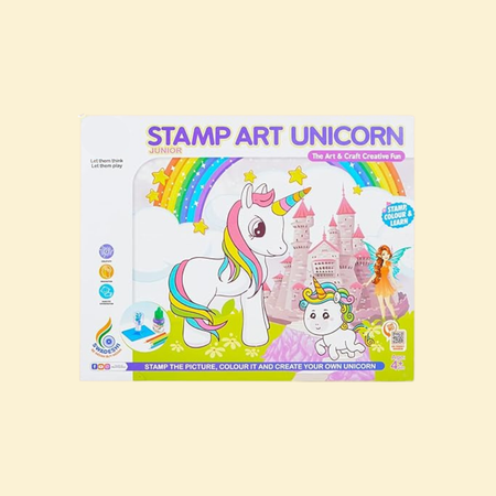 Stamp art - unicorn theme