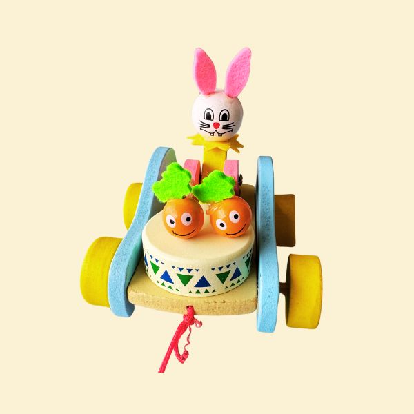 Rabbit Pull Along Toy