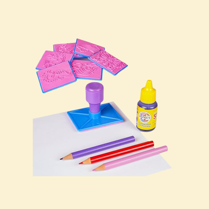 Stamp art - unicorn theme