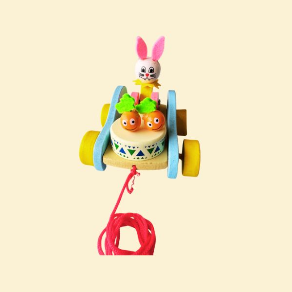 Rabbit Pull Along Toy