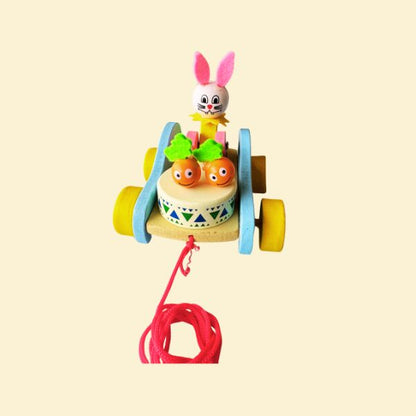 Rabbit Pull Along Toy