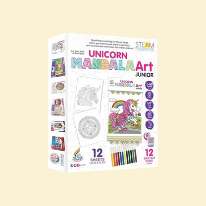Unicorn Mandala Art - Kids