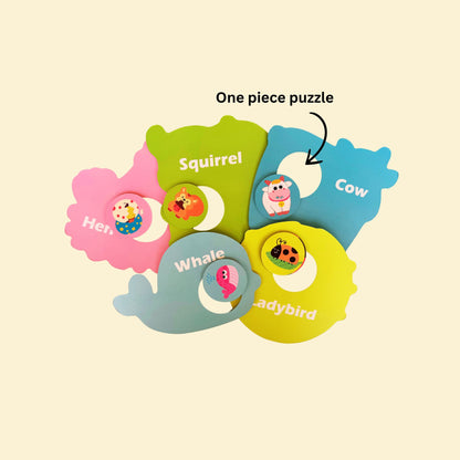 One Piece Puzzle - 2 Sets (10 different animals)
