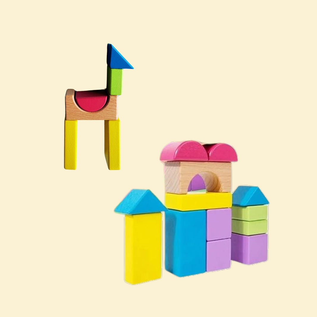 Rainbow Building Block 15 Pieces
